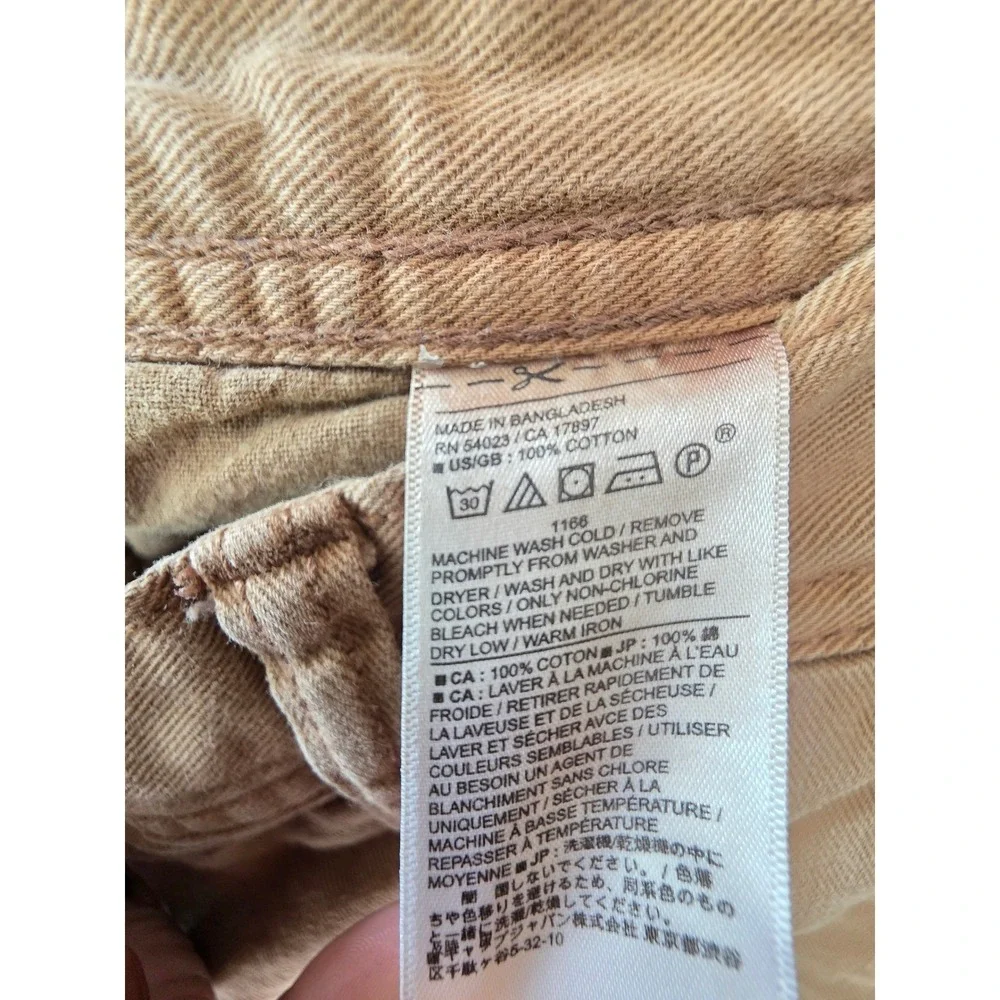 Banana Republic Athletic Fit Chino Pants Mens 34x30 Tan Khaki Cotton Casual 0370